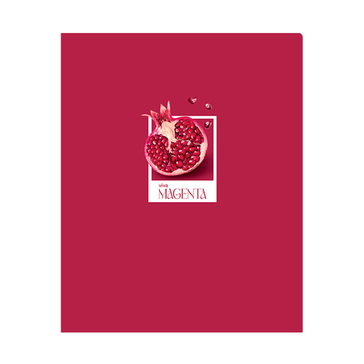 Тетрадь 96л., А5, клетка BG «Viva magenta», soft-touch ламинация