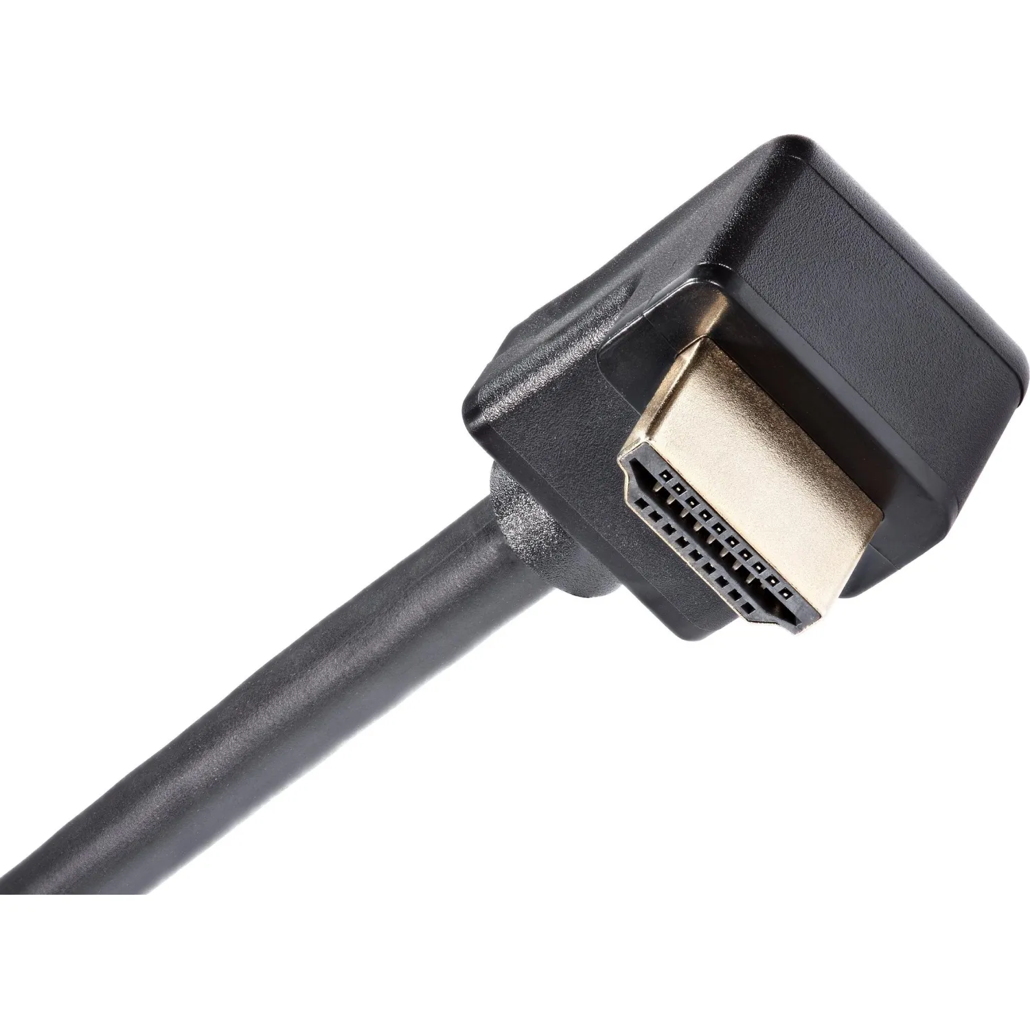 Кабель HDMI---HDMI ver 2.1 8K@60Hz угол 90град 1м, Telecom TCG256-1M