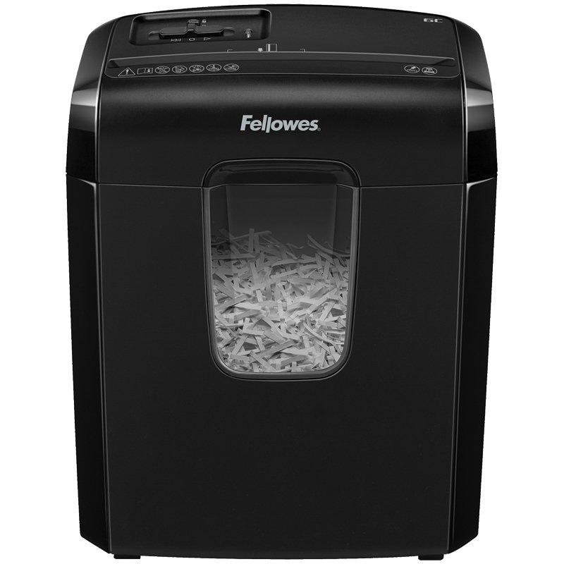 Уничтожитель документов Fellowes Powershred 6C, 4-й уровень секретности объем корзины 11 л