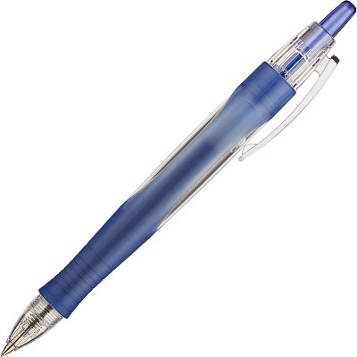 Ручка гелевая PILOT BL-G6-5 авт.резин.манжет. синяя 0,3мм