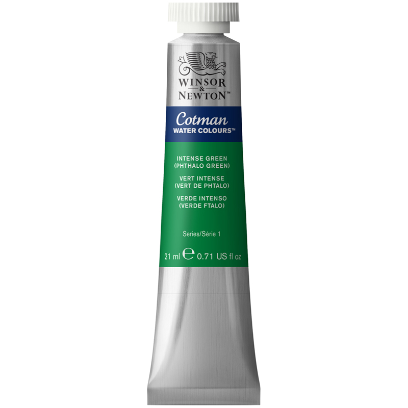 превью Акварель художественная Winsor&Newton «Cotman», 21мл, туба, густой зеленый