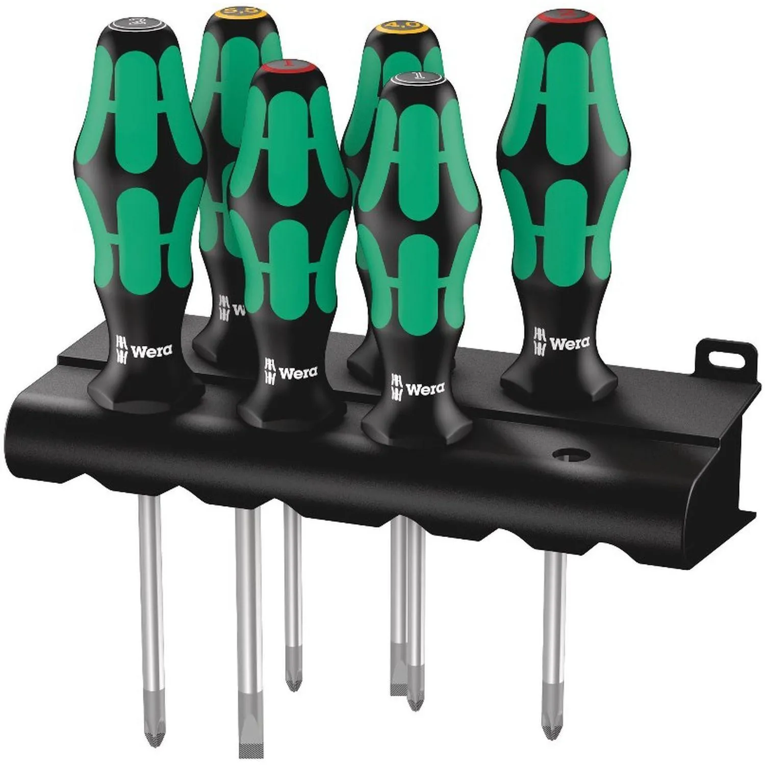 Набор отвёрток Wera Kraftform Plus Lasertip (6 штук, WE-105622)