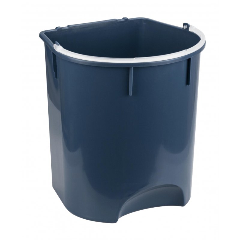 Ведро мусорное с педалью 19л пластиковое, мрамор