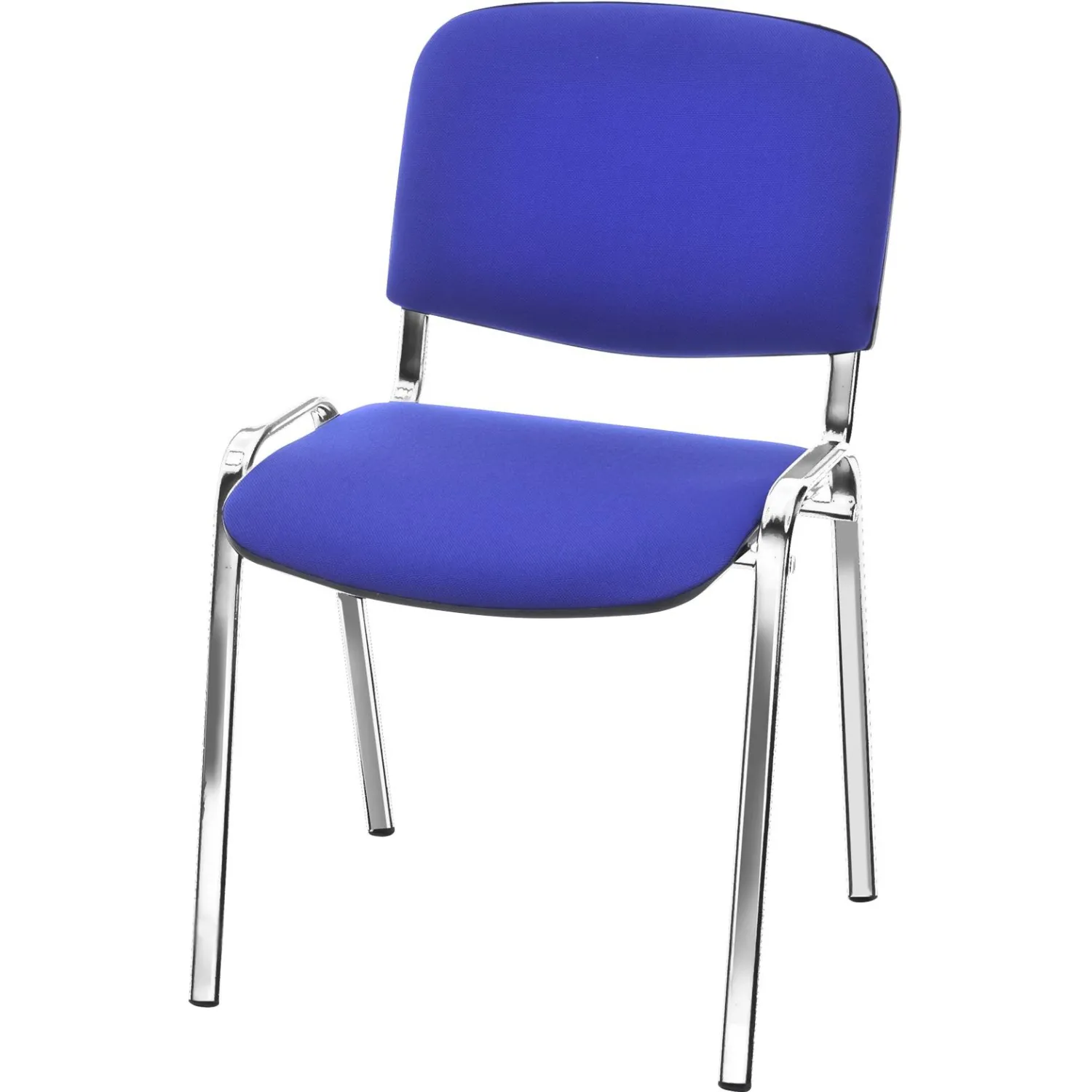 Стул офисный Easy Chair Изо синий (ткань, металл) (1550829)