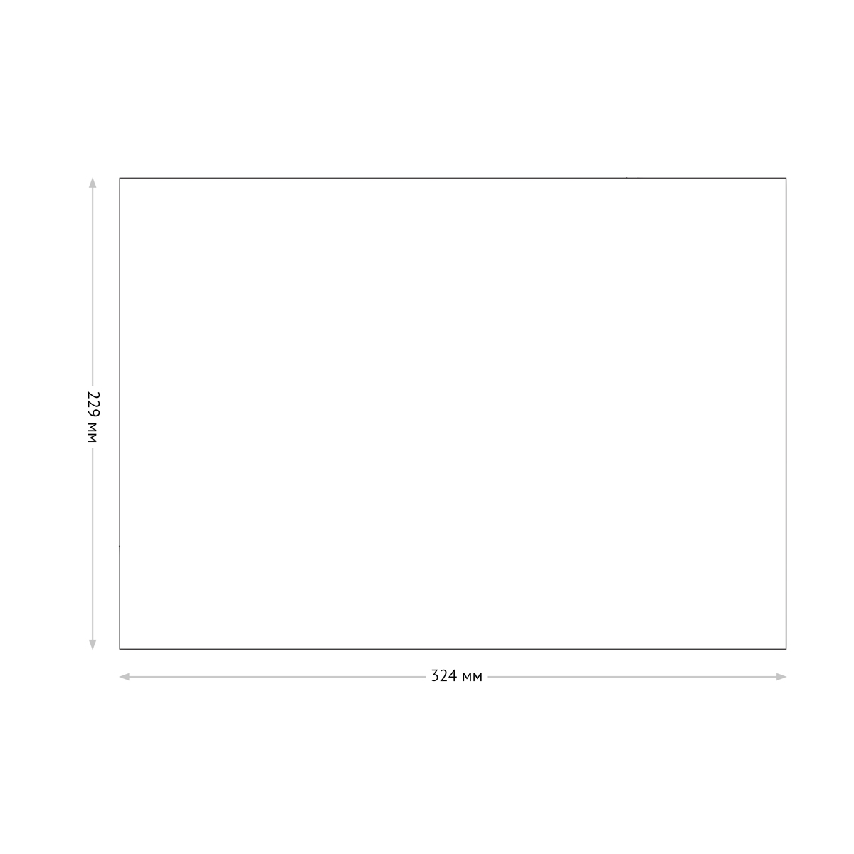 Конверт C4, OfficeSpace, 229×324мм, б/подсказа, б/окна, отр. лента
