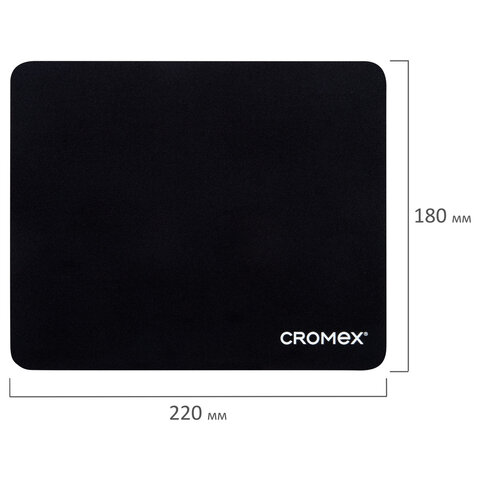 Коврик для мыши CROMEX «SLIM»резина + ткань220×180х2 мм513954