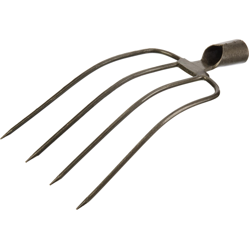 Вилы навозные Rusсад 4-рогие 18×31 см без черенка