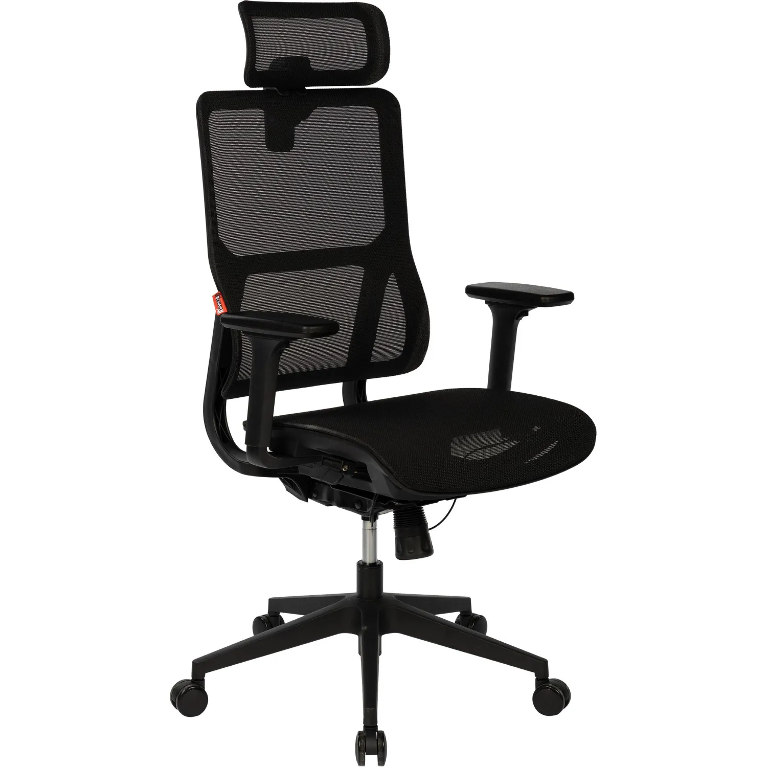 Кресло для руководителя Комус Мебель (Easy Chair) 601 чёрное (сетка, пластик)