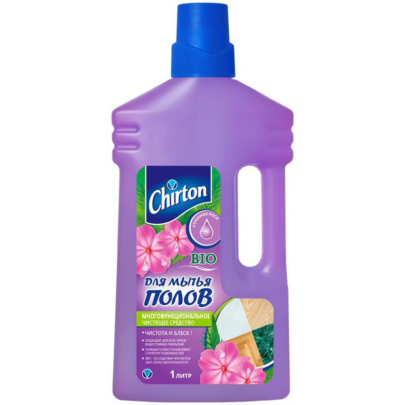 Средство для мытья полов Chirton «Утренняя Роса», 1л арт. 1060817 ...