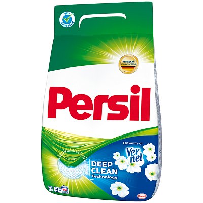 Порошок для машинной стирки Persil «Свежесть от Vernel», для белого белья, 3кг