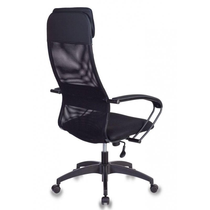 Кресло для руководителя Easy Chair 655 TTW черное (сетка/искусственная кожа/пластик)