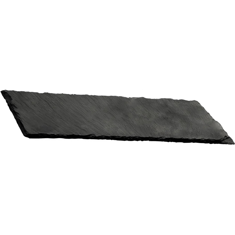 Блюдо для подачи прямоуг. 40×12 см. h=0.9 см. чер. сланец MGprof, 69760