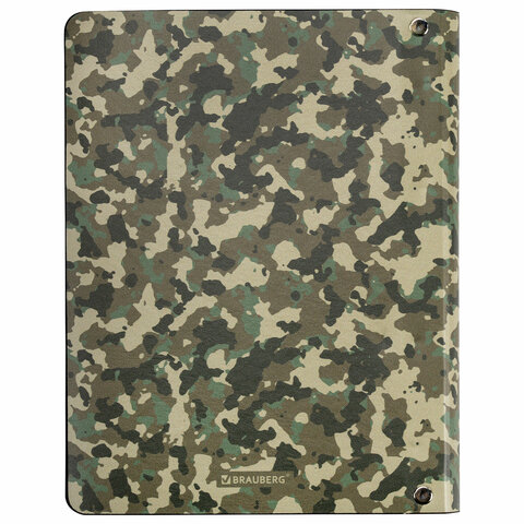 Тетрадь на кольцах А5 (180×220мм), 80л, кожзам, BRAUBERG_Серия_3наз3, код_1С