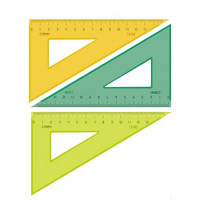 Линейка угольник Stamm (13/30)