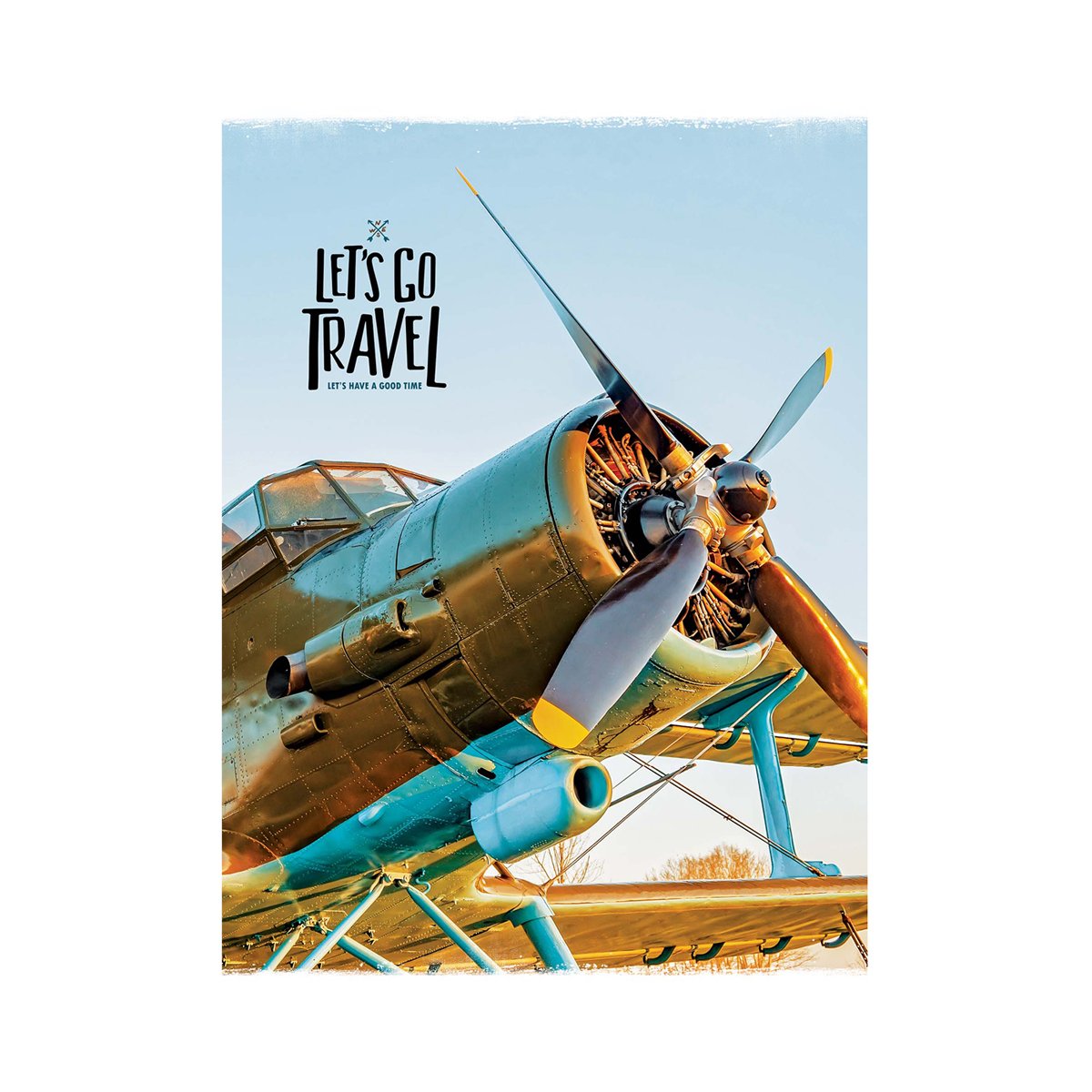 Тетрадь 48л., А4, клетка ArtSpace «Путешествия. Let's go travel»