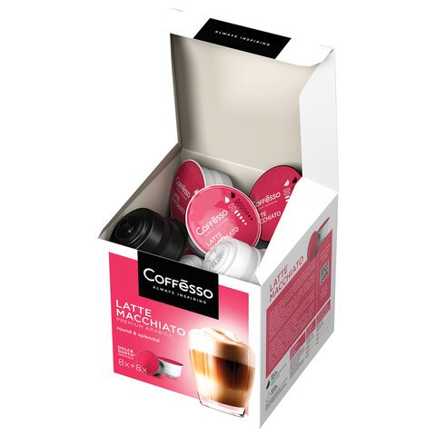 Кофе в капсулах COFFESSO «Latte Macchiato» для кофемашин Dolce Gusto, 8 порций