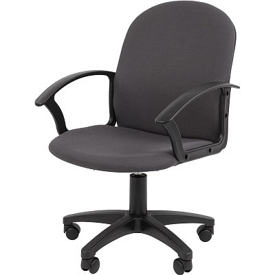 Кресло VT_EChair-326 ТС ткань Т серый пластик