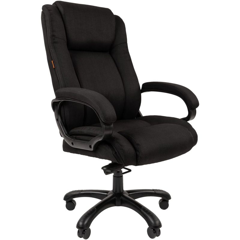 превью Кресло VT_Chairman 410 ткань SX черный (черный пластик)