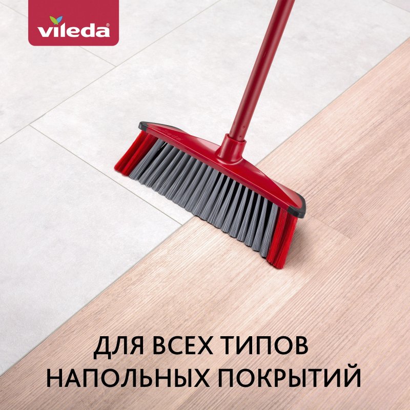 Щетка для пола Vileda 3 Экшн с телескопической ручкой 28 см щетина ...