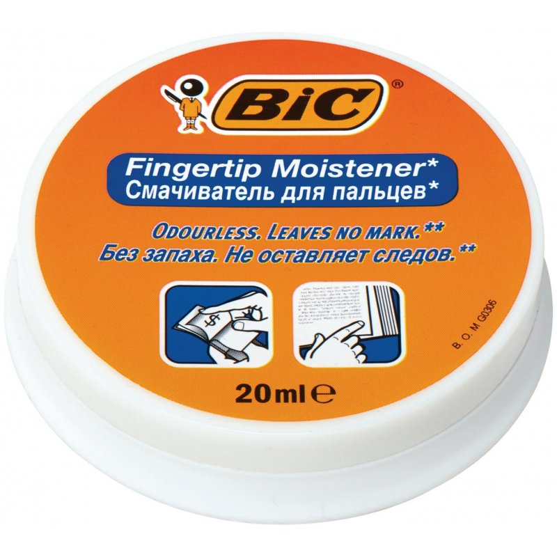 Подушка для смачивания пальцев гелевая BIC (20мл) - купить в Москве ...