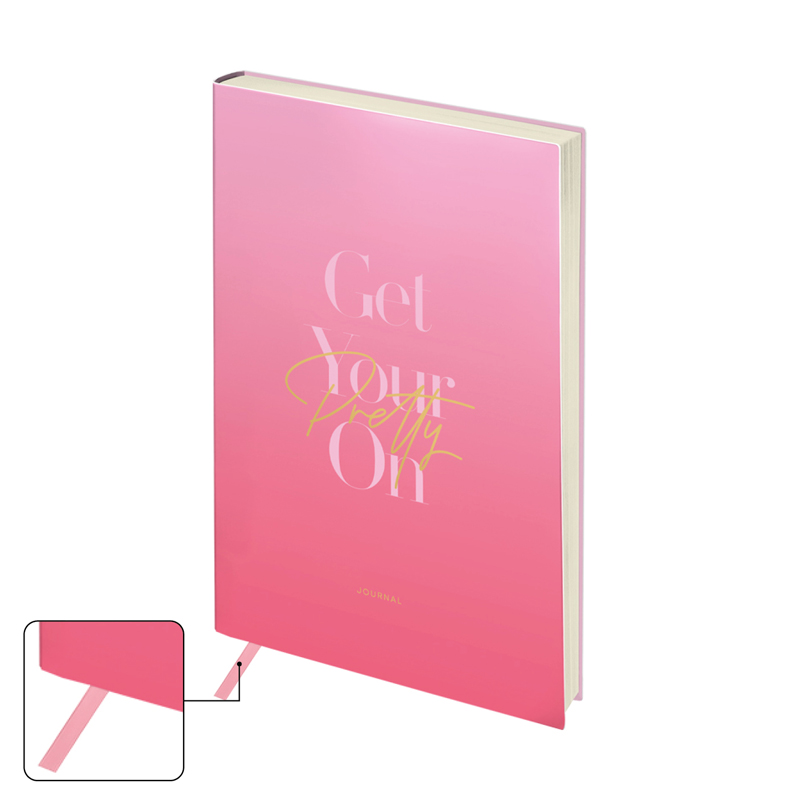 Ежедневник недатированный А5, 136л., кожзам, Greenwich Line «Gradient. Get things done», тон. блок