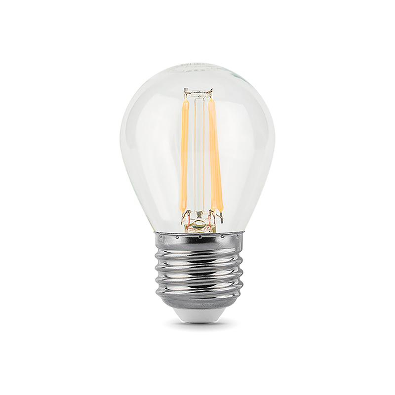 Лампа светодиодная Gauss LED Filament 9 Вт E27 шарообразная 4100 K нейтральный белый свет