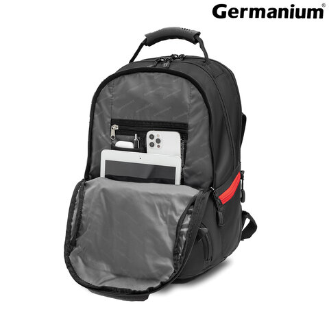 Рюкзак B-PACK «S-03» (БИ-ПАК) универсальный, с отделением для ноутбука, увеличенный объем, черный, 46×32×26 см