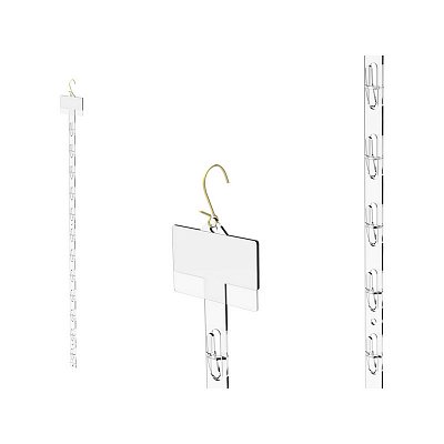 Страйп-лента подвесная пластик., 12 крюч. +S крюч. для подвешиван.... 