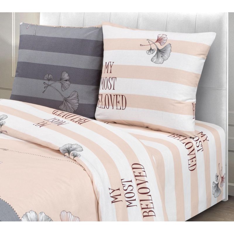 Постельное белье 2сп бязь 120г/м2 (нав.50×70-2шт) Настроение