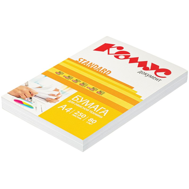 превью Бумага КОМУС ДОКУМЕНТ Standard (А4, марка С, 80 г/кв. м, 250 л)