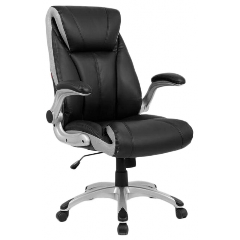 для руководителя Easy Chair 652 TPU черное/серебристое .