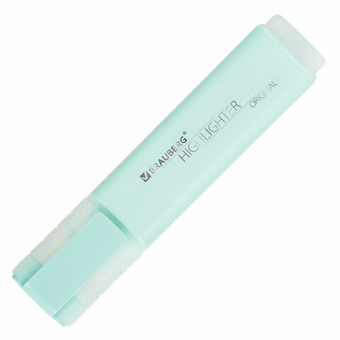 Текстовыделитель BRAUBERG «ORIGINAL PASTEL», БИРЮЗОВЫЙ, линия 1-5 мм