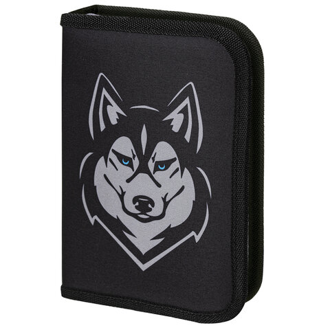 превью Пенал BRAUBERG, 1 отделение, полиэстер, 21×14 см, «Husky»