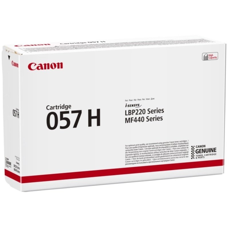 превью Картридж лазерный Canon 057 H BK 3010C002 черный оригинальный повышенной емкости