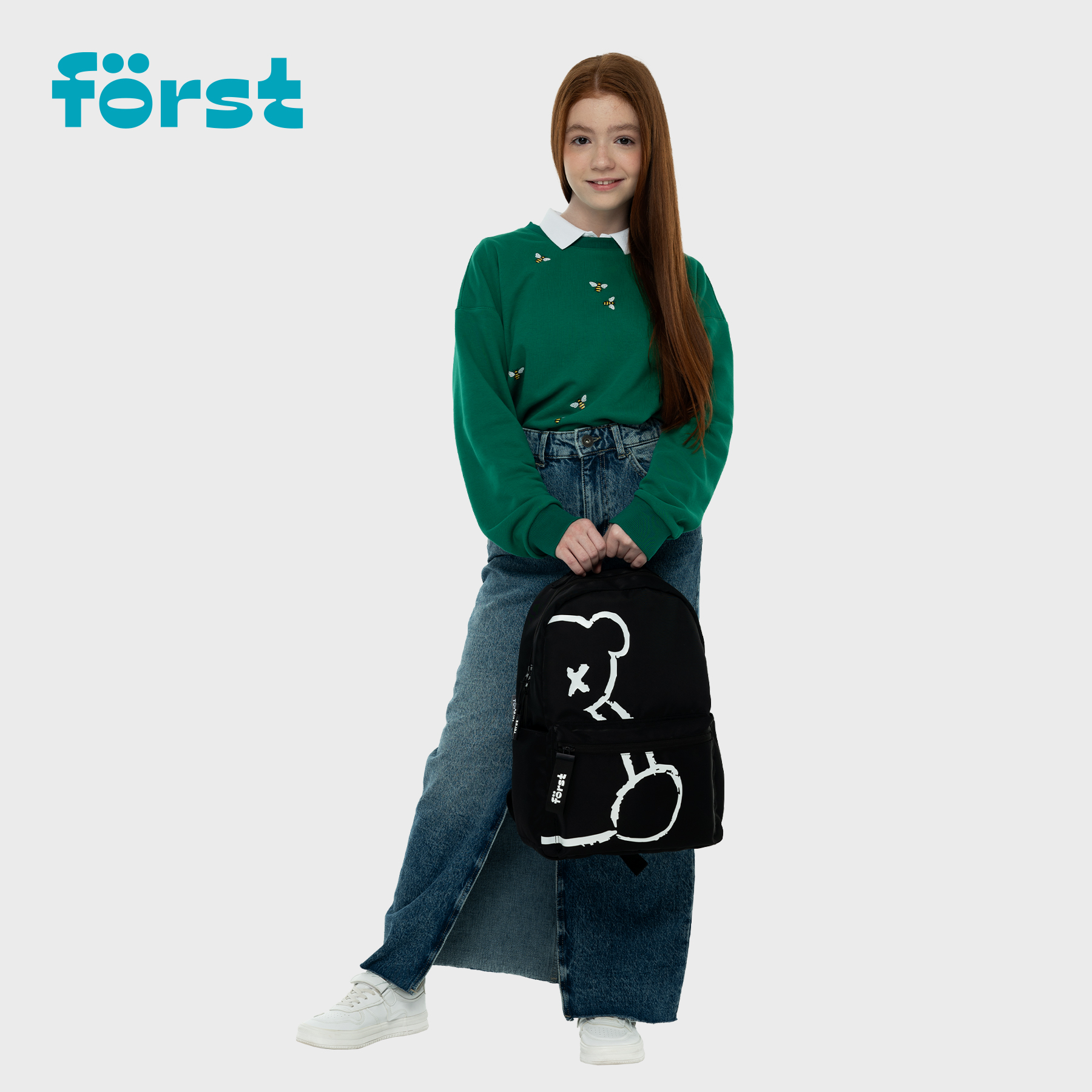 Рюкзак Först F-Spirit «Hype Beast» 40×29×13см, 1 отделение, 3 кармана, уплотненная спинка