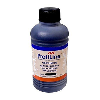 Чернила ProfiLine Premium для Canon/Epson/HP/Lexmark черные 250 мл