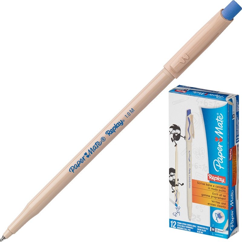 Ручка шариковая PAPER MATE S0190823 стир.Replay синий 0,4мм