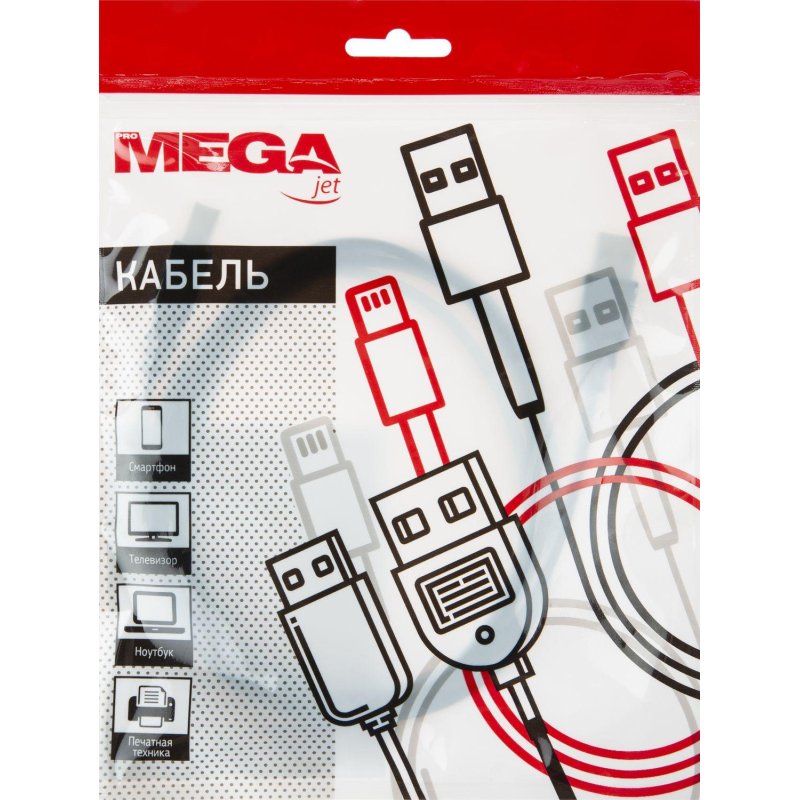 превью Кабель ProMega USB 2.0 AM/BM, 1.8м, чер (OAVDC001)