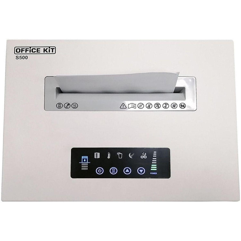 Шредер (уничтожитель) Office Kit S500, 5 ур. секр., 17 лист., 50л, 2×15