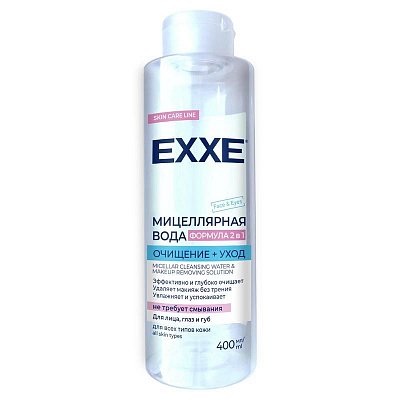 Мицеллярная вода Exxe Очищение+уход для всех типов кожи 400 мл