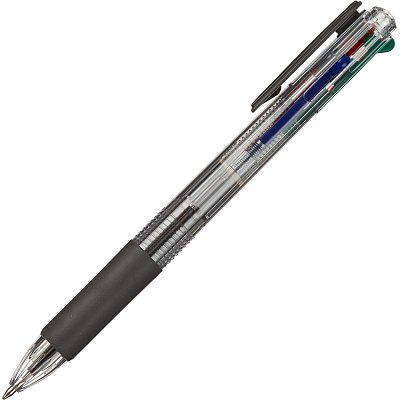 Ручка шариковая автомат. Deli Arris ш0.7мм, л0.5,4цв в1, масл, манжEQ182