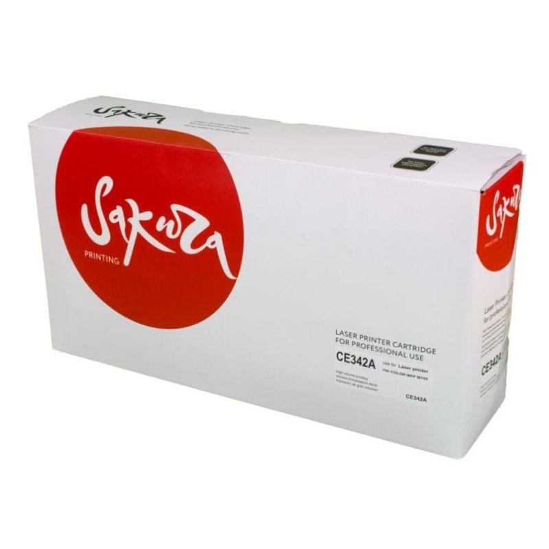 Картридж лазерный SAKURA CE342A желт. для HP LJ 700/775