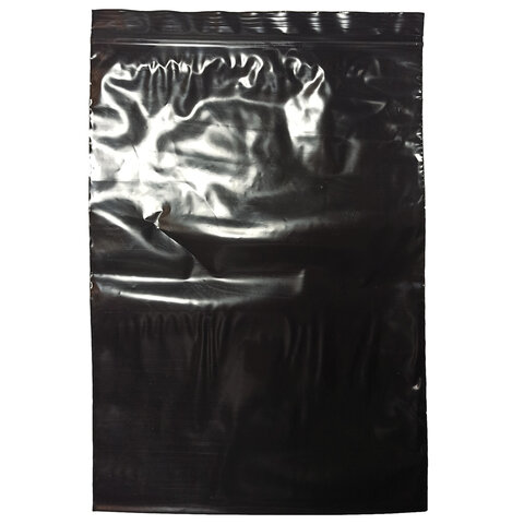 Пакеты ZIP-LOCK ОЧЕНЬ ПРОЧНЫЕкомплект 100 шт.100×150 ммПВД80 мкм. ЧЁРНЫЕBRAUBERG608932