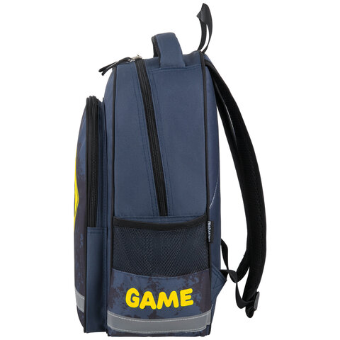 Рюкзак ПИФАГОР SCHOOL, 1 отделение, 3 кармана, «Game zone», 38×28×14 см