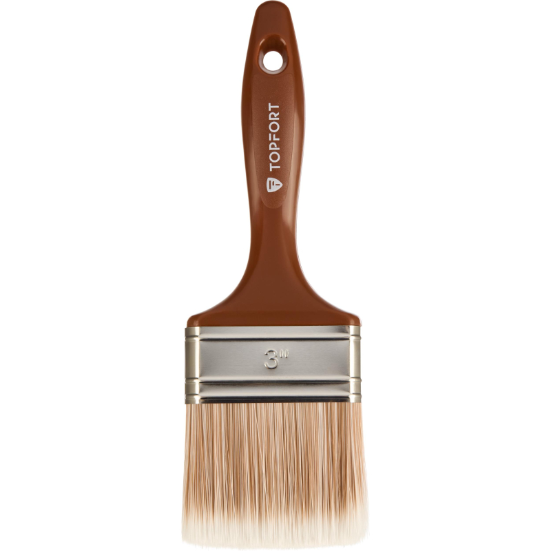 Кисть плоская по дереву TOPFORT Optimum 76×15