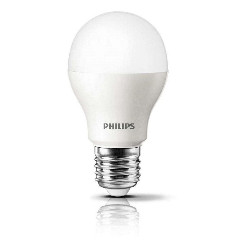 Лампа светодиодная Philips 7Вт E27 грушевидная 4000K нейтральный белый свет