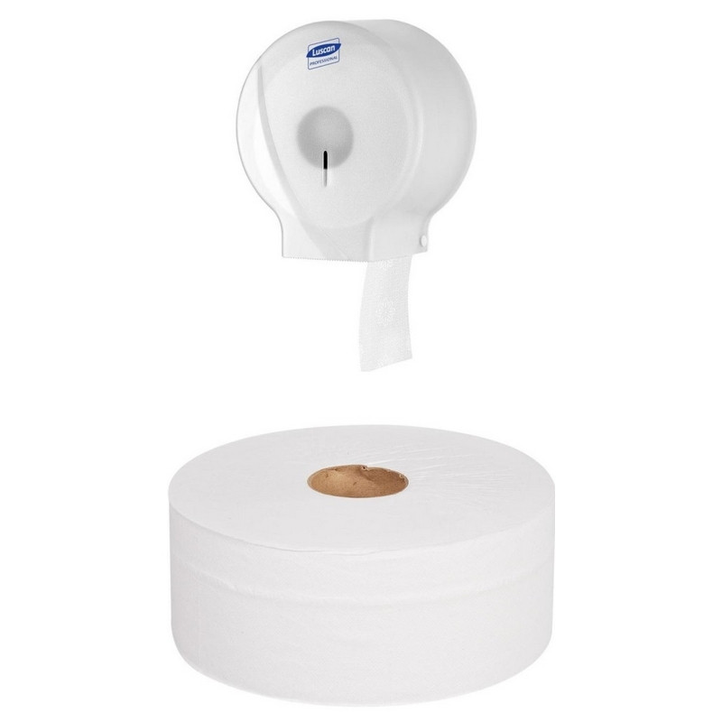 Бумага туалетная д/держ. Luscan Professional 2 сл. 170 м. 12рул