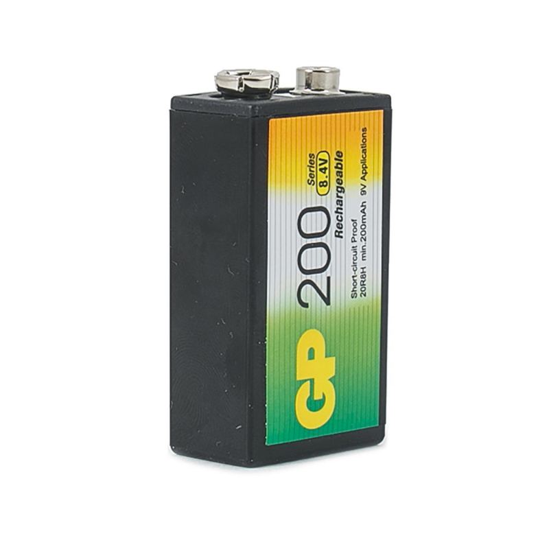 Аккумулятор GP 200 mAh 6LR61/Крона 9V/1604А NiMH (1 шт/бл)