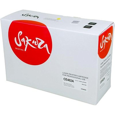 Картридж лазерный SAKURA CE402A желт. для HP Enterprise 500 Color M551n