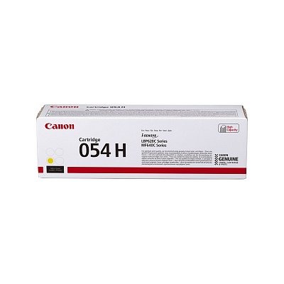 Картридж лазерный Canon 054 H Y 3025C002 желтый повышенной емкости оригинальный